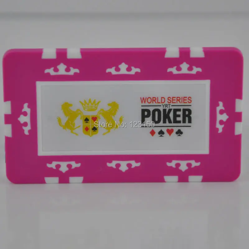 PK-2002WSOP прямоугольник ABS покер чип с непроницаем для ультрафиолета лечения