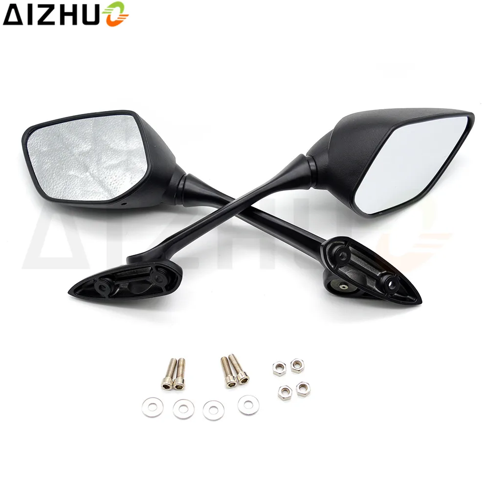 Motorcycle Rearview Mirrors ABS Plastic Black Pentagon Motor Side Rear View Mirrors For YAMAHA YZF R3 R15 YZF-R15 YZF-R3