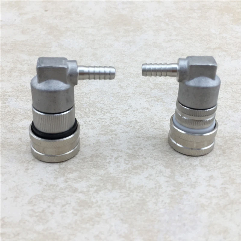 Stainless Steel Ball Lock Disconnects 14'' Fittings Liquid or Gas Barb For Cornelius Corny Kegs Beer Brewing