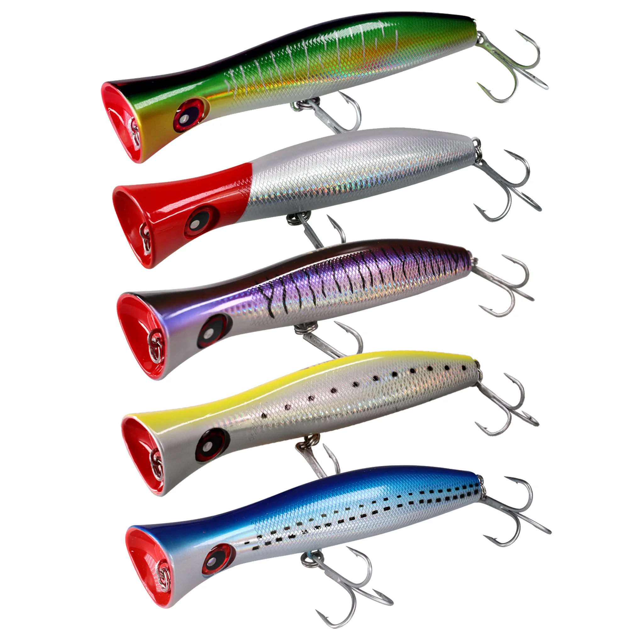 1 шт. рыболовная приманка GT Popper 120 г 20 см Topwater для соленой воды большая игра с VMC