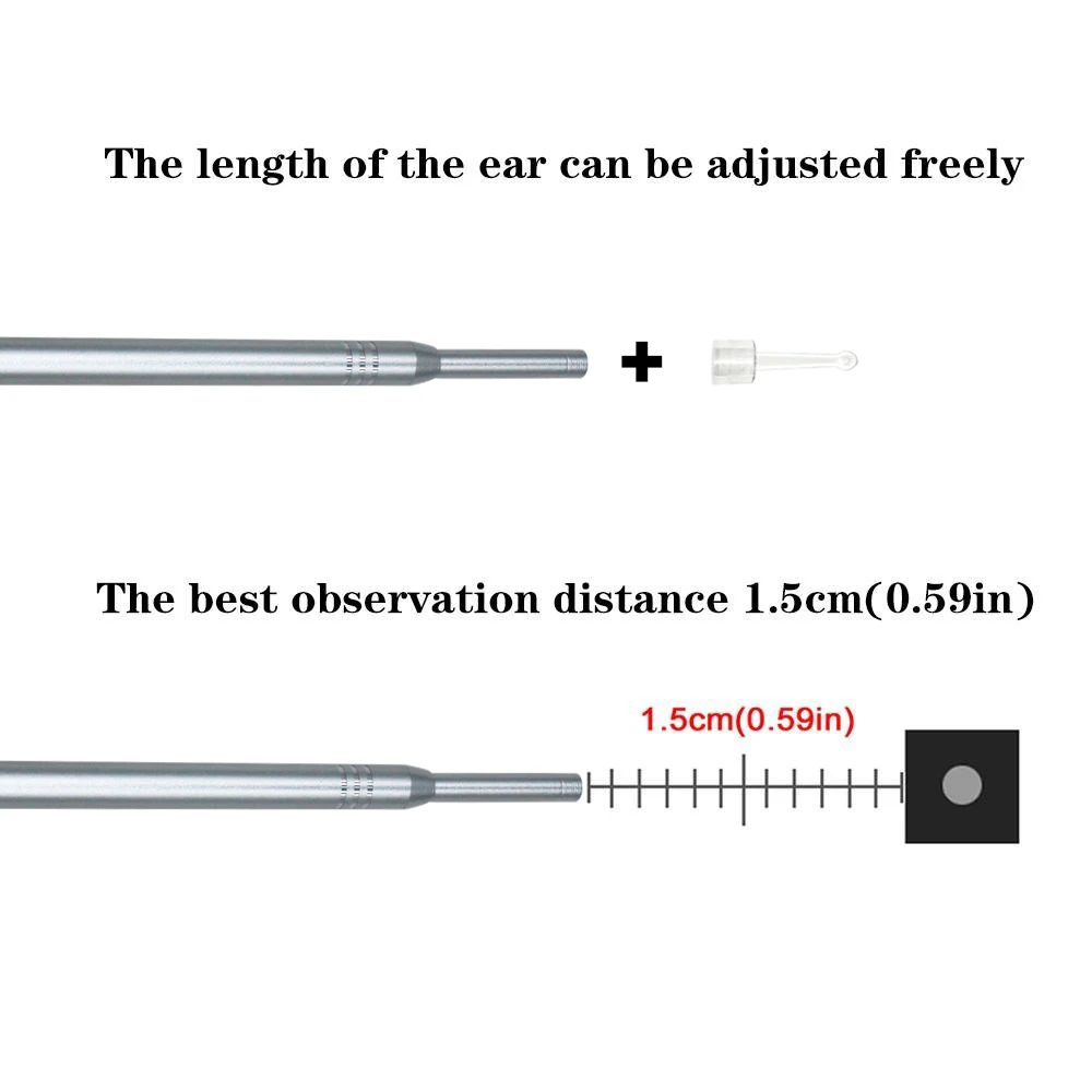 2в1 USB ушной эндоскоп HD визуальный инструмент для чистки ушей многофункциональная Ушная палочка объектив 5,5 мм Маленькая мини камера инструмент для чистки ушей