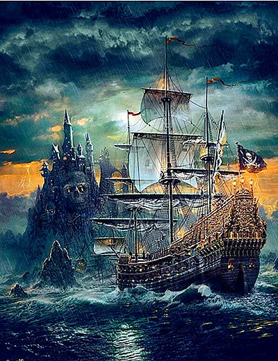 Needlework DIY Diamond Painting boat Cross Stitch Square Ship Embroidery Home Decoration 5D Mosaic sale | Дом и сад
