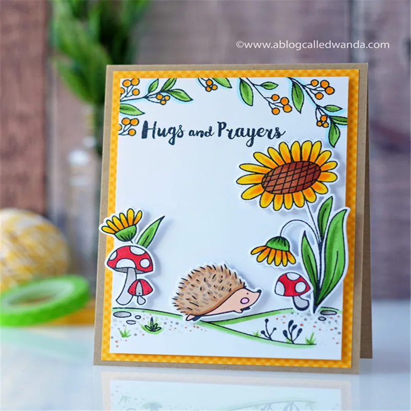 

Sunflower Transparent Clear stamp and cutting dies DIY Silicone Seals Scrapbooking /Card Making/Photo Album Decoration