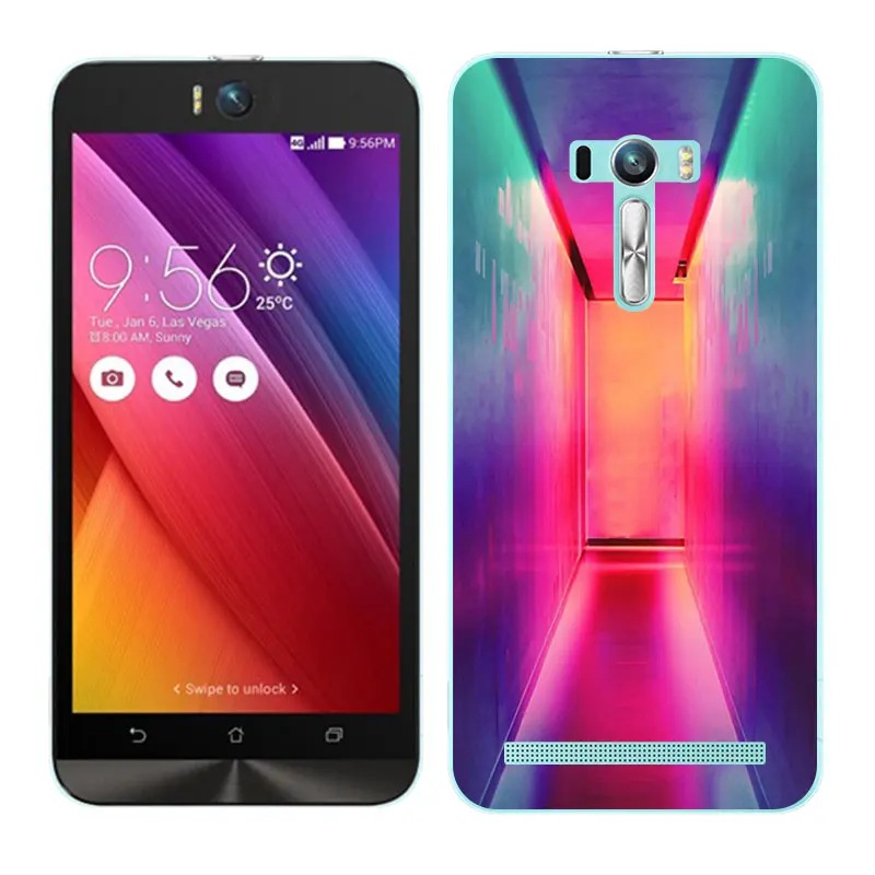 Для Asus Zenfone Selfie ZD551KL 5,5 дюймов Мягкий силиконовый чехол для телефона с Туманность Обложка с рисунком для Asus Zenfone Selfie ZD551KL Fundas - Цвет: 12