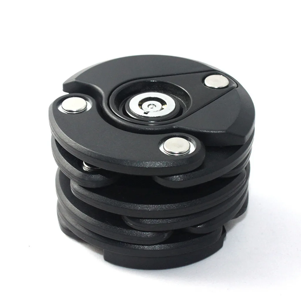 

Cycling Bike Accessories Anti Theft Lock Bicycle Motorcycle Folding Chain Hamburg Lock Black is better Accesorios Bicicleta
