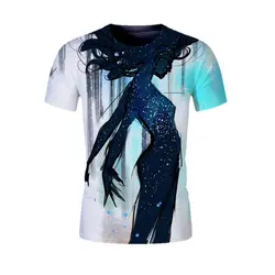 Мужские рубашки для тренировки Объёмный рисунок (3D-принт) Фэнтези уличной футболки с ведьмами Мужская футболка женская футболка летние