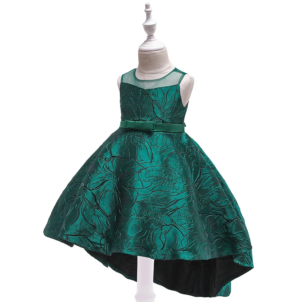 

2019 Dress Girl Floral Kids Dresses for Girls Summer Dress Appliques Ball Gown Wedding Party Vestido Infantil Girl Clothes