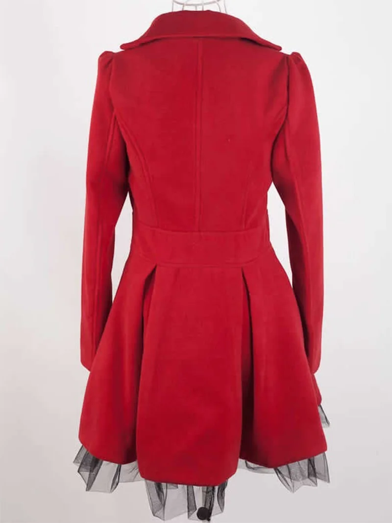 ZOGAA Лидер продаж 1 шт. пальто для женщин весеннее пальто двубортное кружевное Casaco Feminino Осенняя верхняя одежда 3 цвета
