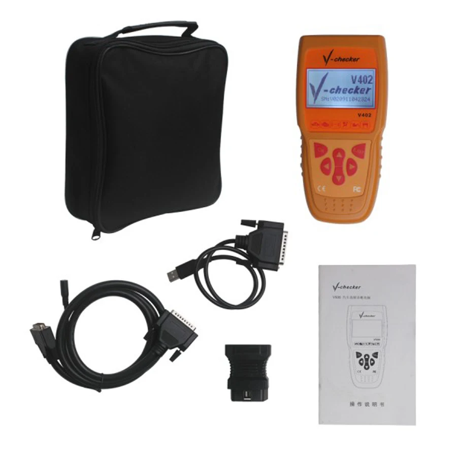 2017 Professional V-CHECKER V402 VAG Oil Reset VCHECKER OBD2 Code Scanner V CHECKER V402 DHL free