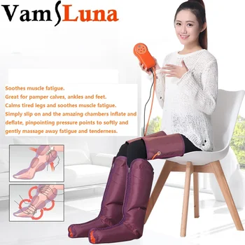 

Electric Air Pressure Foot Massager Multi-Function Beauty Apparatus With Physiotherapy Hand Held Controller- Feet & Calves