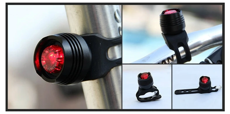 Sale 2019 Cycling LED Waterproof bike Bicycle Front Rear Tail Red White Flash Lights Safety Warning Lamp Cycling Safety Caution Light 9