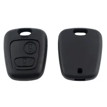 2 Button without Blade Remote Car Key Case Shell Fob For Citroen C1 C2 C3 Pluriel