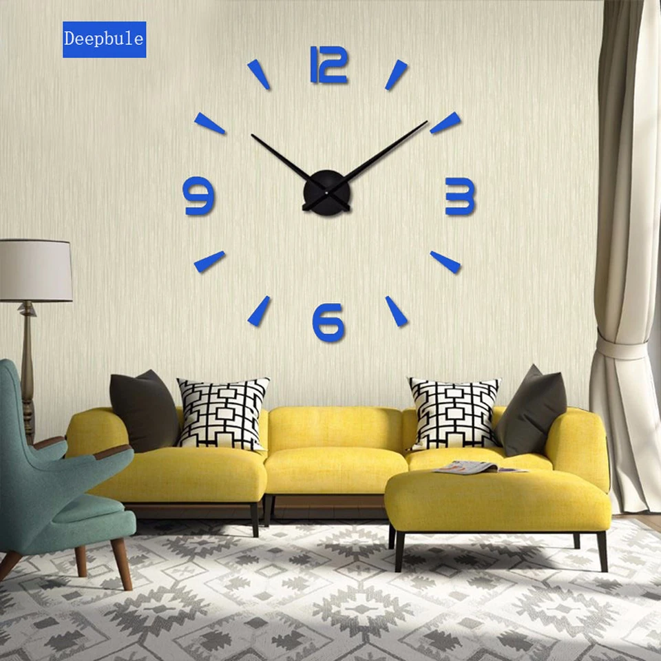 Часы для гостиной большие наклейки Новые Настенные часы Reloj de Pared Кварц декоративный современный Horloge Murale