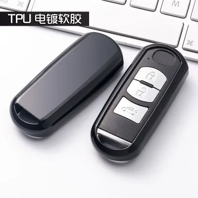 TPU чехол для автомобильных ключей для мазда 6 Мазда 3 CX-5 CX-7 CX-9 корпус для автомобильного ключа подходит для мазды 323 626 Familia CX-3 брелок