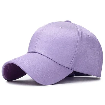

Spring and Autumn Jelly Solid Baseball Cap with Breathable eyelet Curved brim Internal printing Adjustable Lustrous Sport Hat