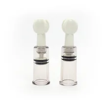 2Pcs Nipple Clamps For Couples Adult Game 1.8CM Nipple Pussy Clitoris Sucker Pump Stimulator Massager Sex Products For Women
