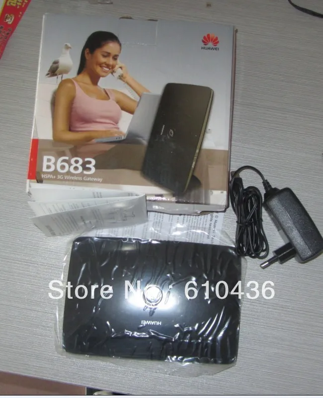 

Huawei B683 Router With Sim slot 4LAN Port 28M 3.5G 4G router gateway
