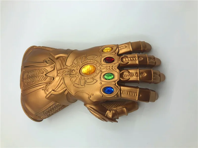 Marvel Мстители эндгейм супергерой танос Бесконечность гаунтлет косплей перчатки Мстители светодиодный латекс перчатки дети взрослые оснастки варежки игрушка