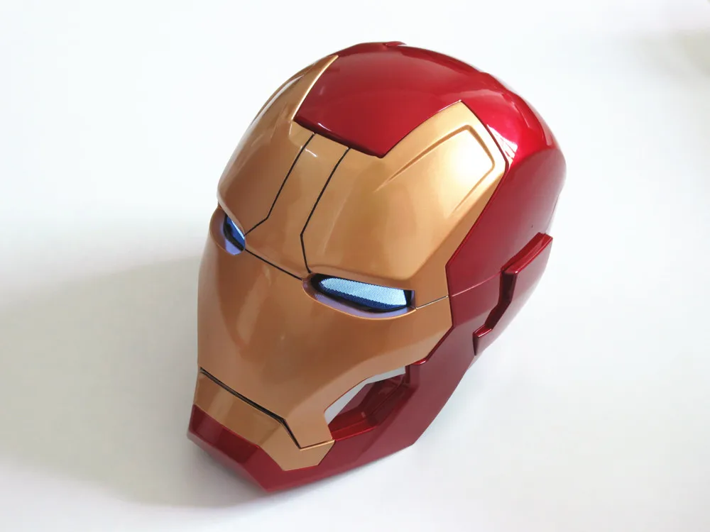 Auto Open And Light Recloser Iron Man Helmet 1 1 Wearable Abs
