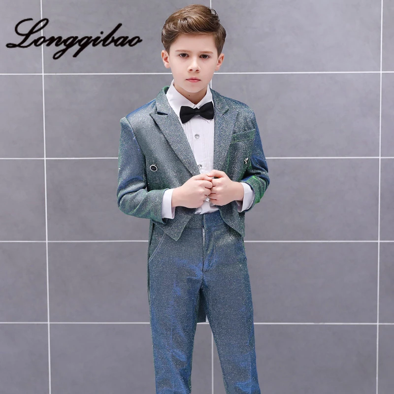 Bebe Garcon Smoking Enfants Costume Costume Robe De Banquet Beau Defile Britannique Piano Costumes Photo Studio Vetements Pour Enfants Aliexpress
