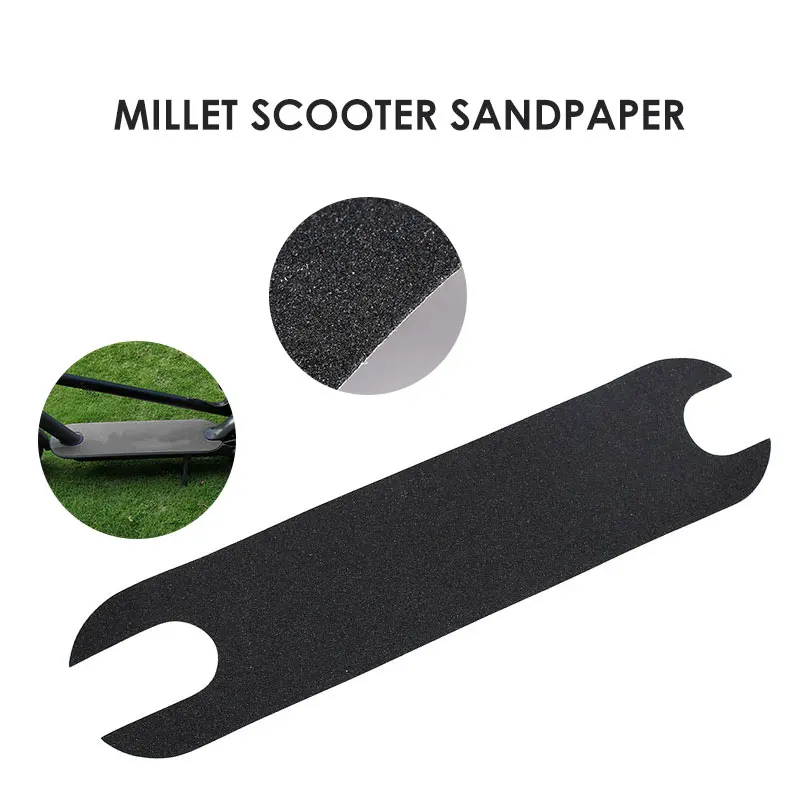

Practical Footboard Tape Sandpaper Griptape Stickers Sandpaper Black Scooter Sandpaper Entertainment for for Xiaomi Mijia M365