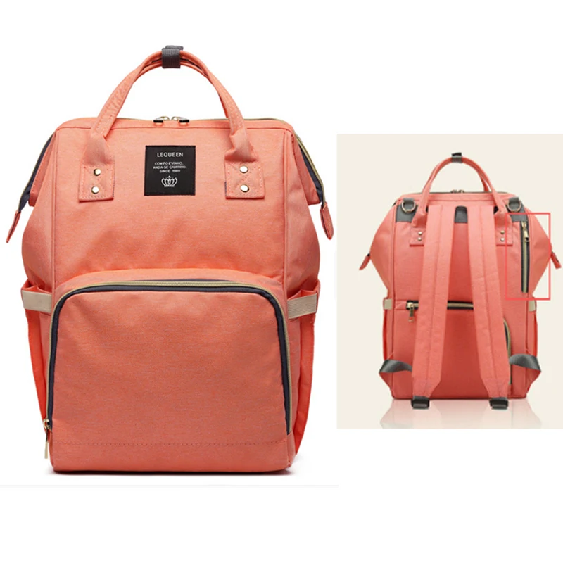 

Baby Diaper Bag Mommy Pregnant Women Lequeen Large Capacity Travel Stroller Backpack luiertas Baby Care Care Organizer