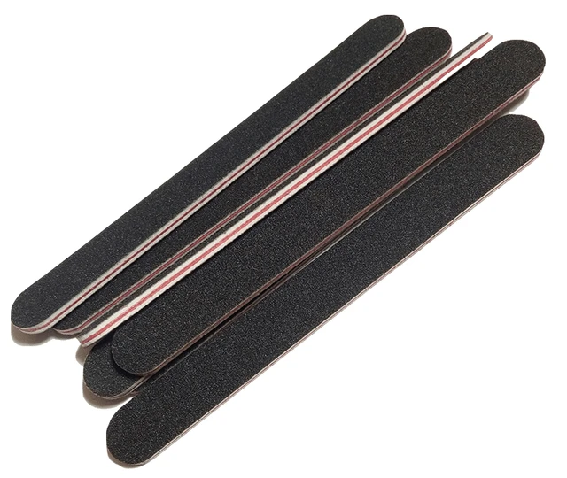5pcs/set black sandpaper nail file 180/240 Professional Art Nail File