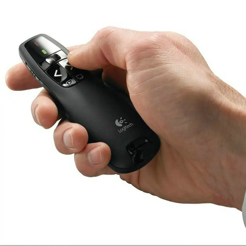 JSHFEI R400 الأحمر ضوء USB التحكم عن بعد الصفحة تحول قلم ليزر عرض مقدم قلم ليزر التوصيل والتشغيل