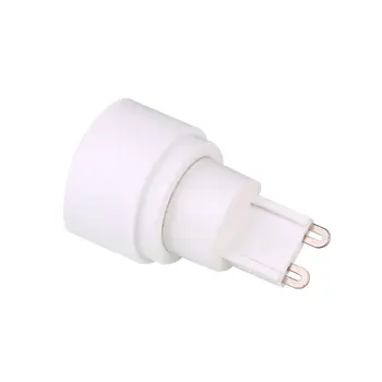 

G9 To E14 LED Lamp Bulb Base Conversion Holder Converter Socket Adapter Fireproof Material For Home Light Lamp