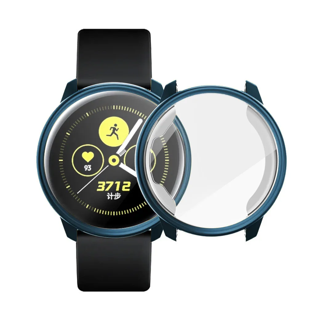 3 шт. гальванический прозрачный чехол из ТПУ с пленкой для samsung Active Watch