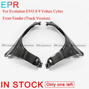 

For Evolution EVO 8 9 Voltex Cyber Carbon Fiber Front Fender (Track Version) Accessories Body Kit