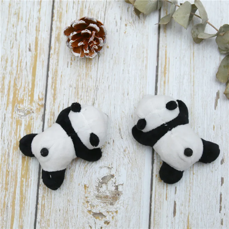 1Pcs Super Cute Panda bear brooch Panda pins Animal brooches Soft Plush Toy Accessories Love Panda Jewelry Kawaii gifts for girl