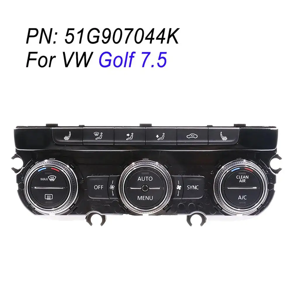 

Climatronic Air Condition Control Switch Panel AC Seat Heater For MQB Golf MK7.5