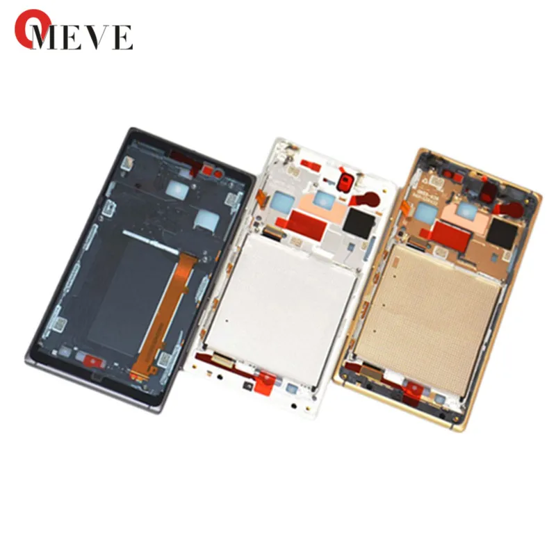 

100% original White Black Gold Middle LCD Front Frame Bezel Housing Cover Repair Part For Nokia Lumia 830