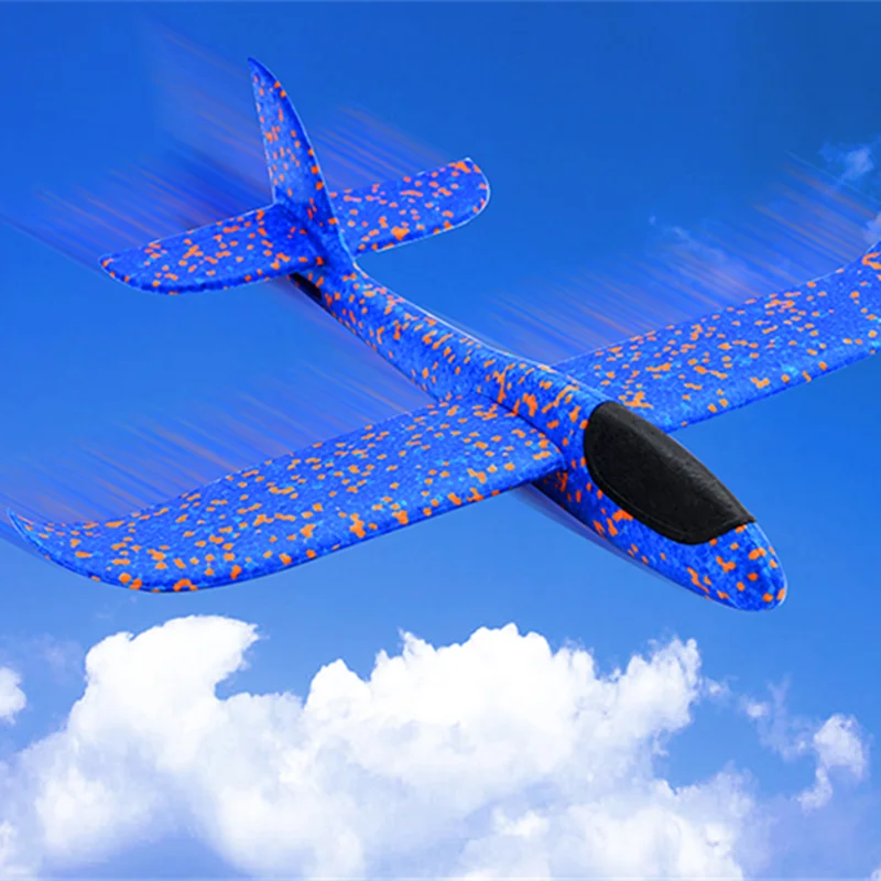 48 см большая рука бросок пены самолеты детские игрушки «сделай сам» Летающий планер модель аэроплана вечерние наполнители Летающий планер самолет игрушки для детей игры