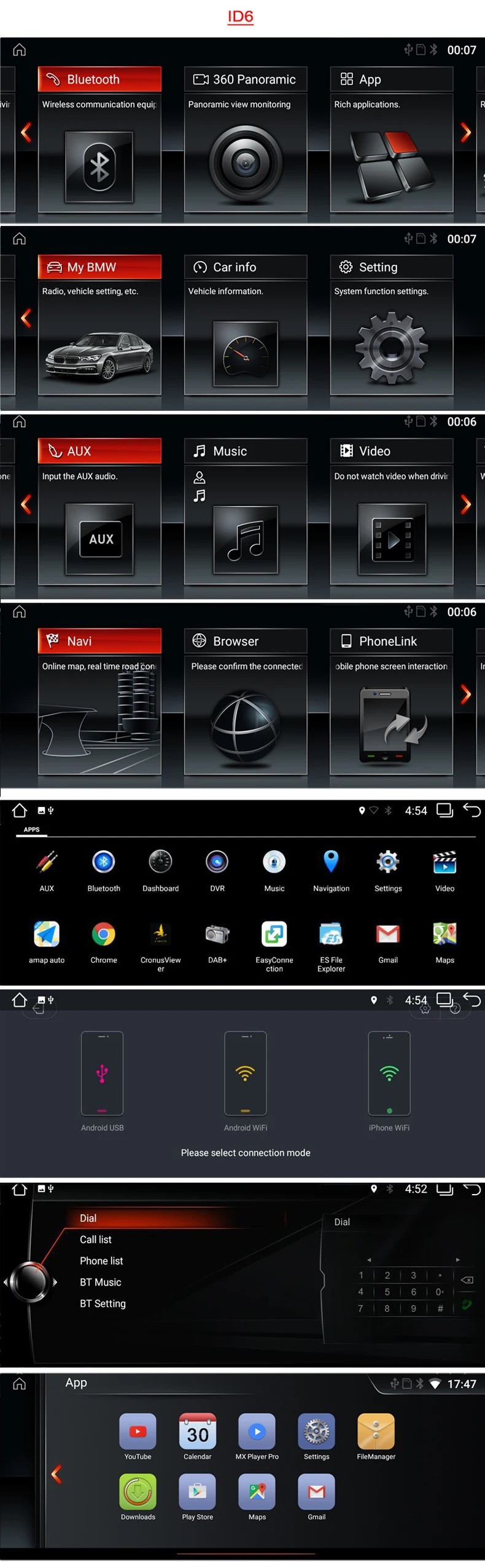 Clearance COIKA 10.25" Android 9.0 Car Stereo For BMW X5 E70 X6 E71 2007-2013 GPS Navi Receiver Google BT DAB Carplay Phonelink 2+32G RAM 17