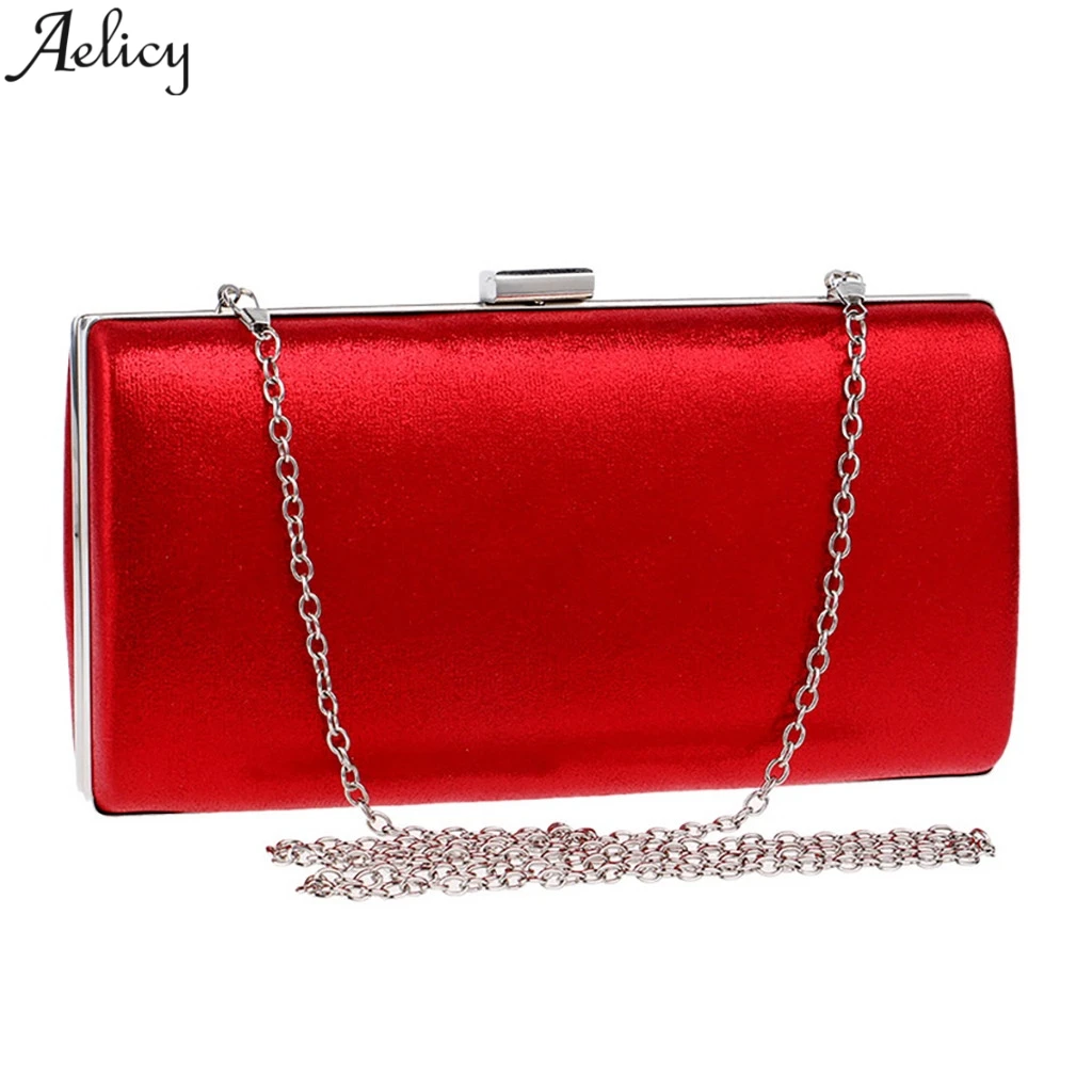 

Aelicy Luxury Party Envelope Handbag Women Ladies Evening Bags Clutches Metallic Chain Purse Small Bag Ladies Cover Bags