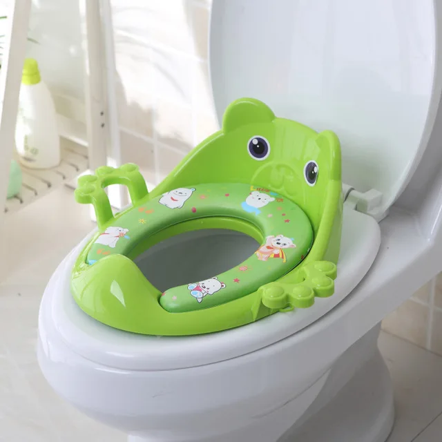 Baby Toilet Potty Seat Children Potties Seat With Armrest Girls Boy Toilet Training Potty Safety Cushion Comfortable Infant Care 2