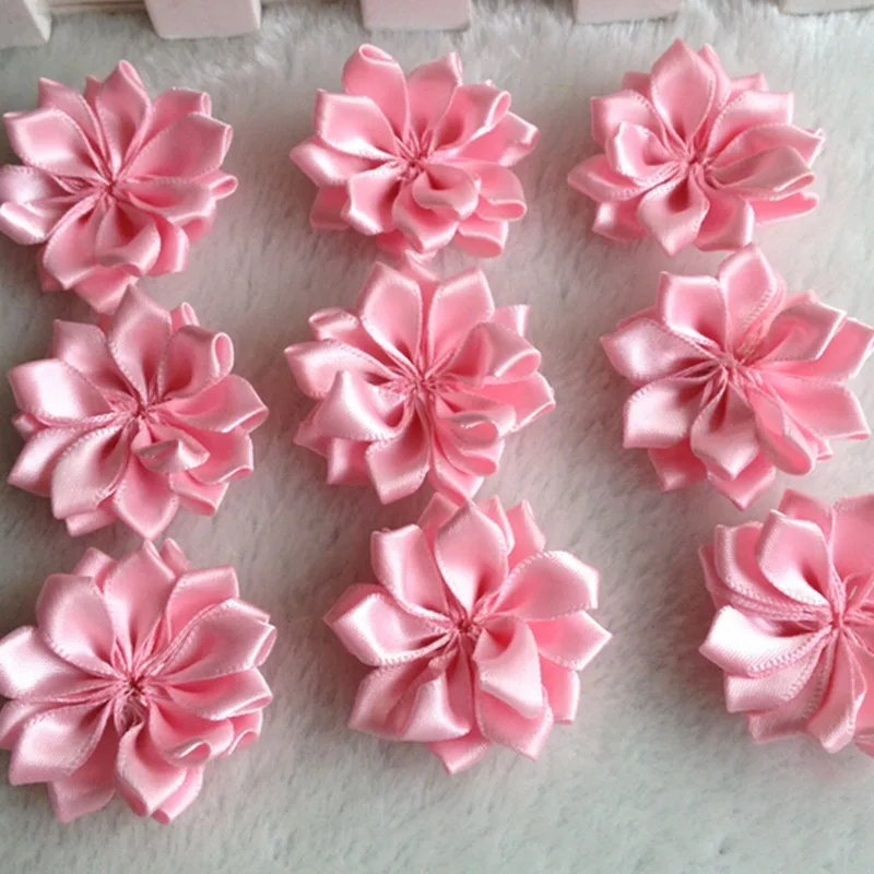30 шт. декоративная лента с двумя цветами 35 мм|pink ribbon apparel|apparel sewingribbon flowers appliques |