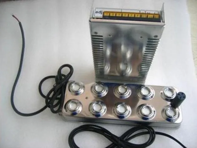 

Ultrasonic mist maker fogger 10 head humidifier +transformer brand new