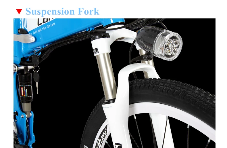 Cheap Folding Mountain Bike Two Wheels Electric Bicycle With USB Phone Charing Port/Phone Holder 400W 48V Adult Electric Scooter 31