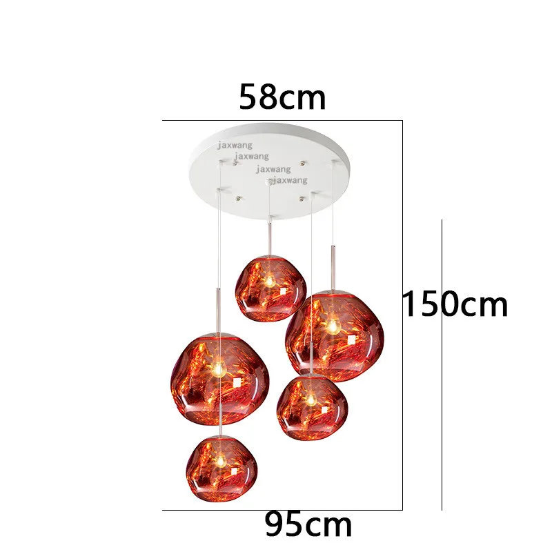 Светодиодный светильник современный подвесной потолочный светильник расплава Лава подвесные лампы спальня люстра освещение подвесные лампы свет fixure - Цвет корпуса: F