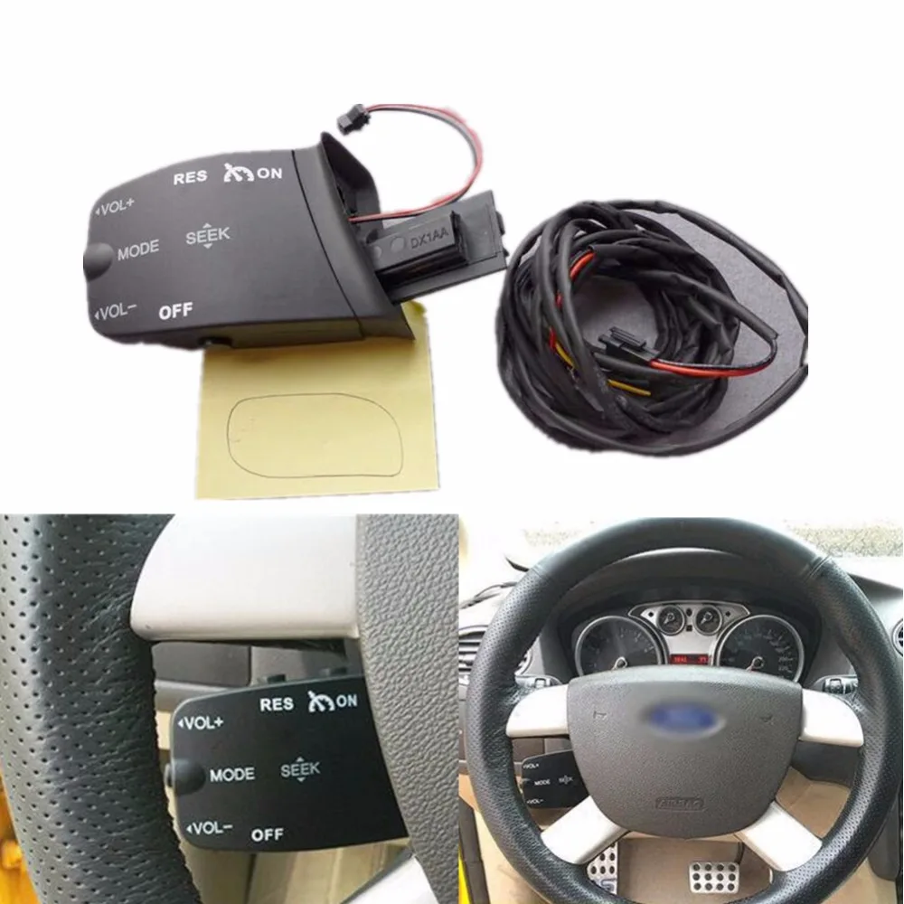 1 set Steering Wheel Control Buttons Audio Volume Cruise Control Switch