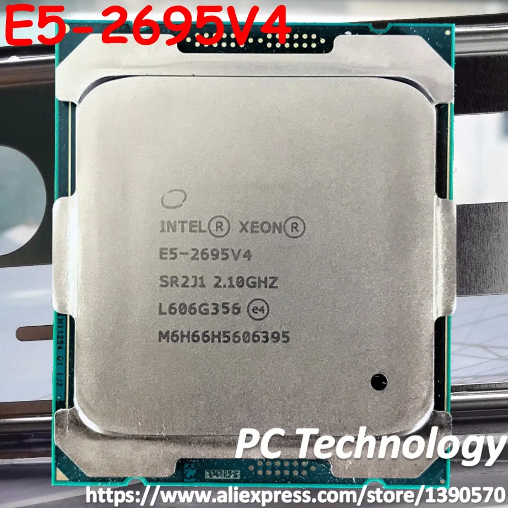 Intel Xeon E5-2695 V4 Processor – 18 Cores, 2.1GHz, SR2J1 – Used & Tested