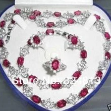 Новое поглощающее хрустальное ожерелье/серьги/Кольцо/Браслет Ювелирный Набор AA0235