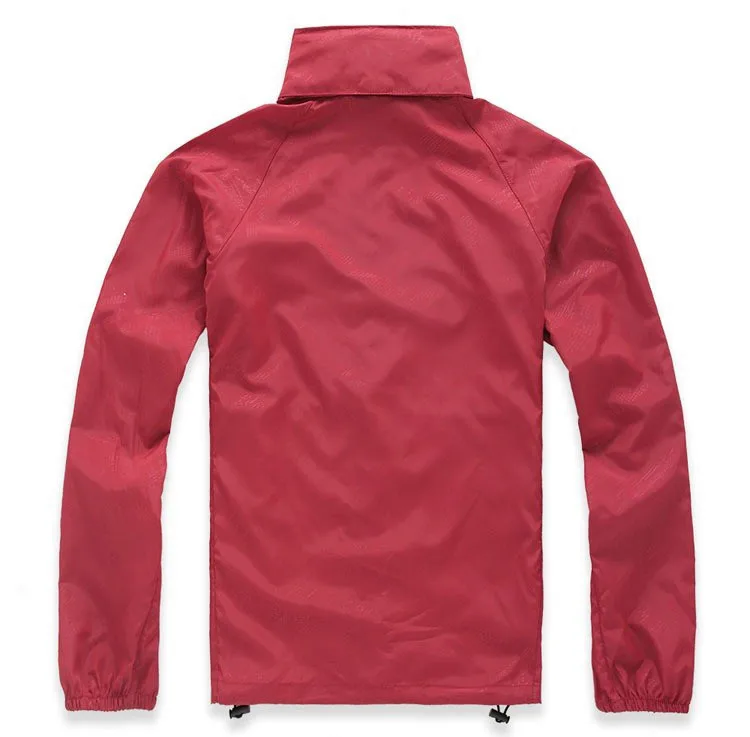 New Men's Quick Dry Skin Jackets Women Coats Ultra-Light Casual Windbreaker Waterproof Windproof Brand Clothing SEA211