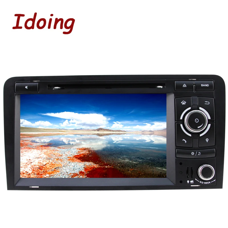 Idoing Android7.1/2G+ 16G/4 ядра/2Din для Audi A3 автомобильный dvd-плеер мультимедийное видео головное устройство 3g wifi SWC Dual tv OBD2 быстрая загрузка