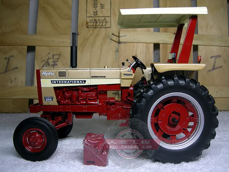 Case ih 656 трактор Case IWC золотой модель автомобиля американского бренда ERTL 1:16