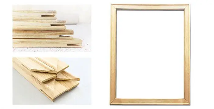 

40x50cm Painting by Numbers Frame High Quality Wooden Frame Framing for painting frame for pictures