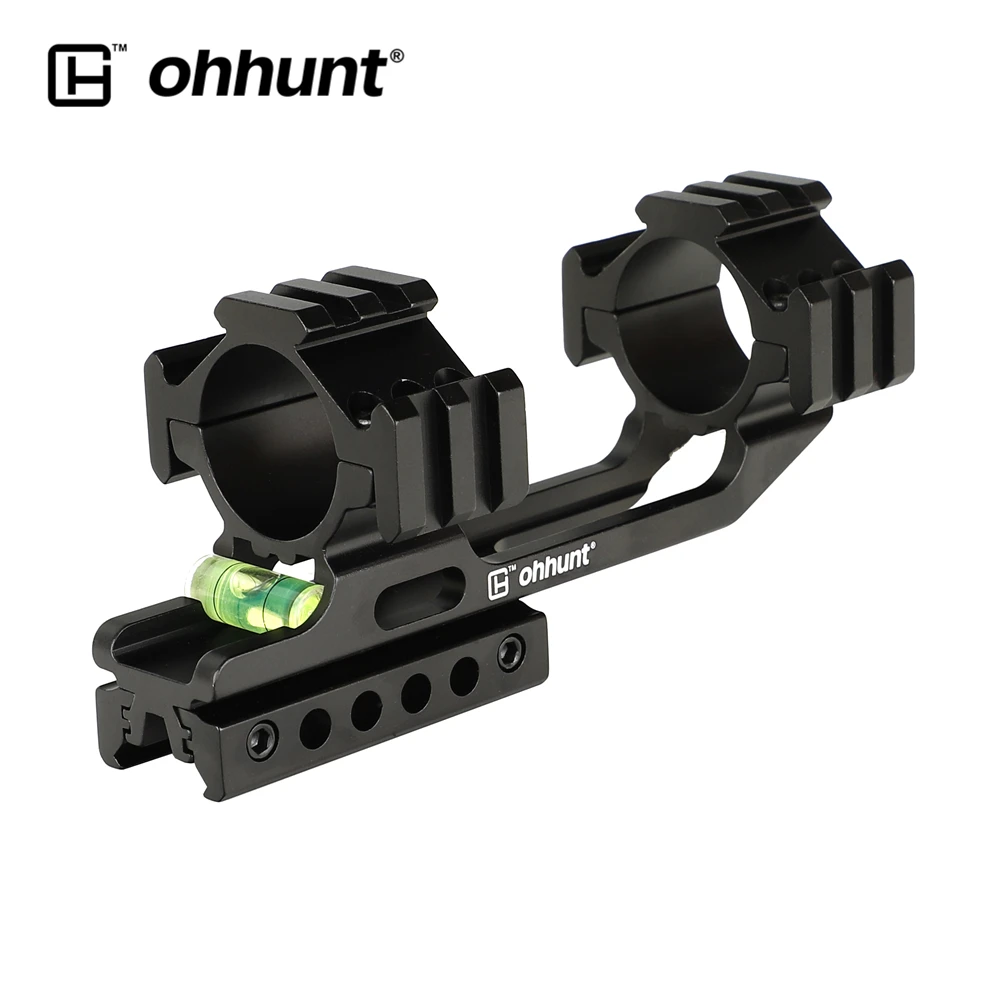 ohhunt Hunting 1 Inch 30mm Diameter 11mm 3/8&quot Dovetail 20mm Picatinny Weaver Riflescope Rings Mount with Bubble Level Extra Rail | Спорт и
